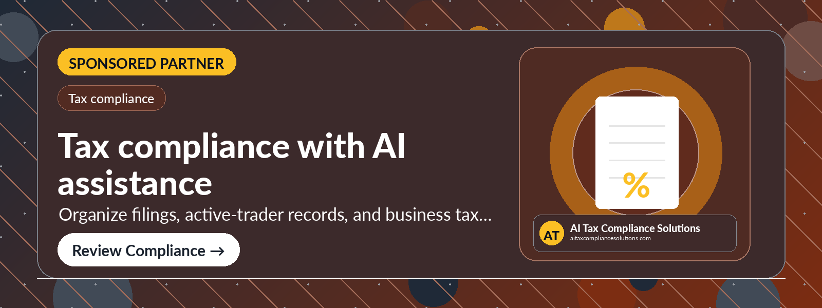 Tax compliance with AI assistance