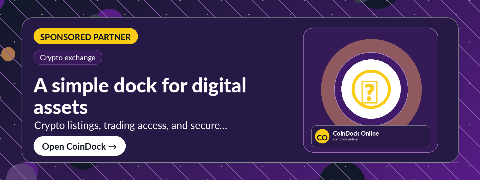 A simple dock for digital assets