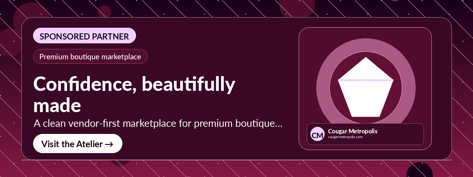 Confidence, beautifully made