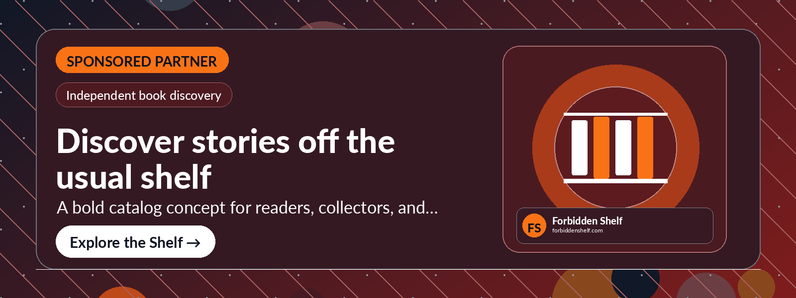 Discover stories off the usual shelf