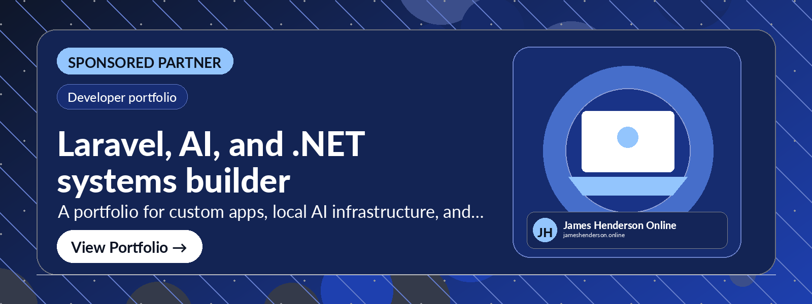 Laravel, AI, and .NET systems builder