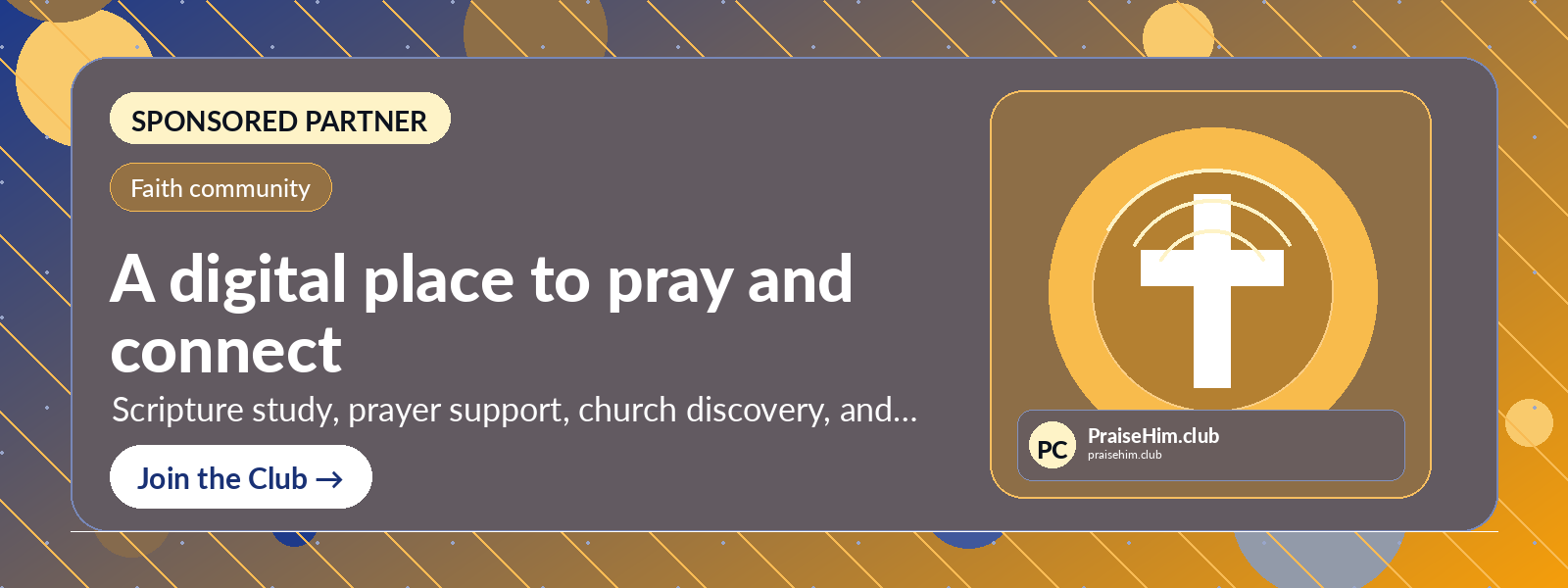 A digital place to pray and connect