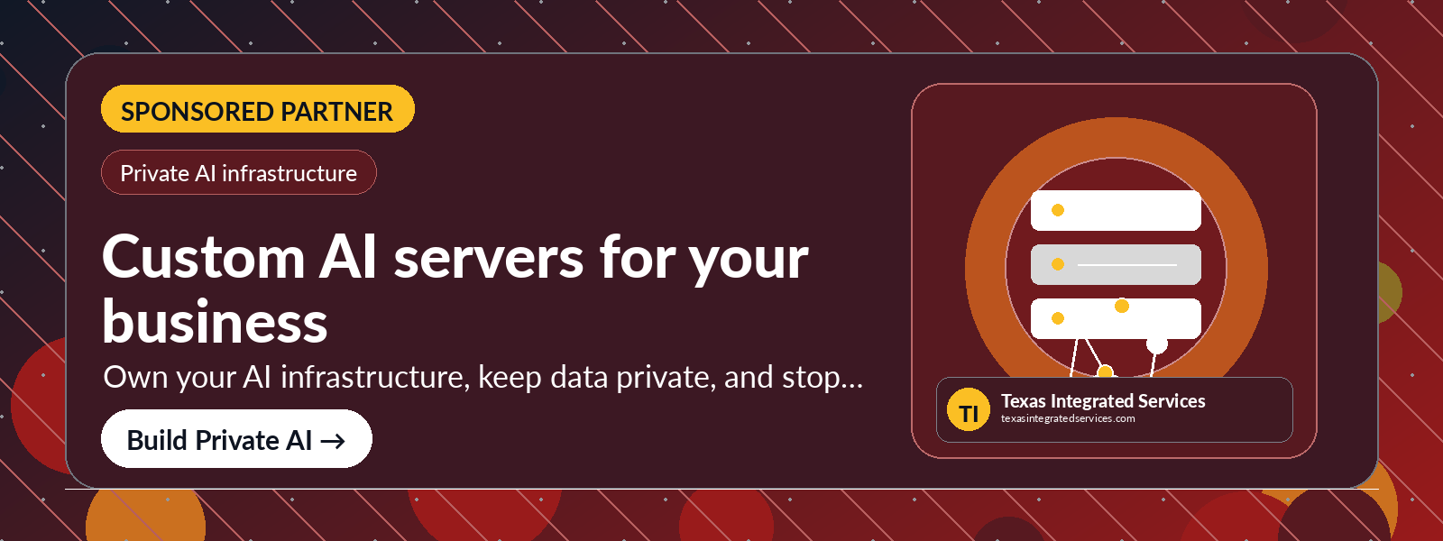 Custom AI servers for your business